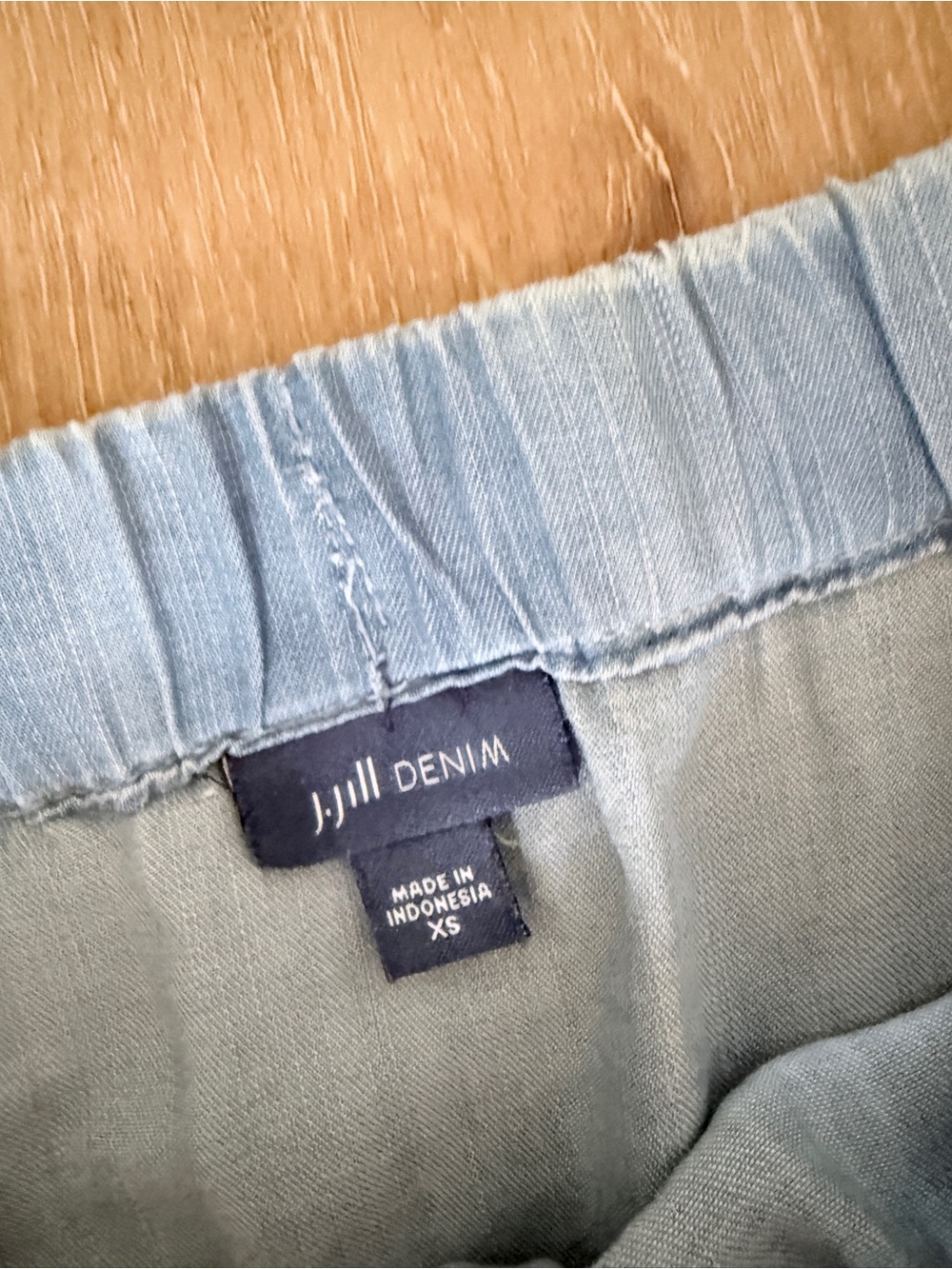 J.Jill Chambray skirt, size XS - Picture 3 of 4